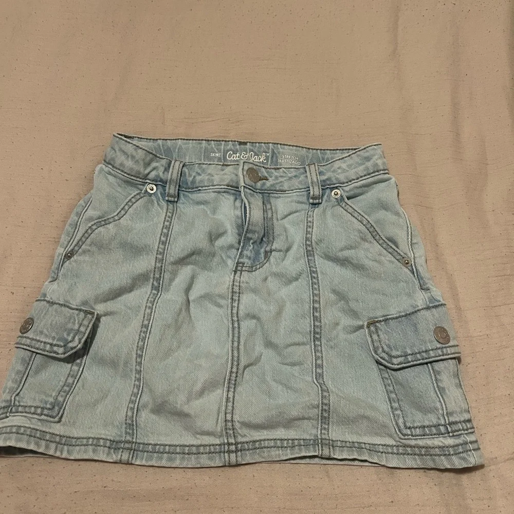 Cat & Jack Denim Skirt with Pockets